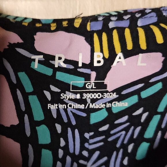 Tribal Bright Color Geometric Athletic Skirt Large - Picture 6 of 7